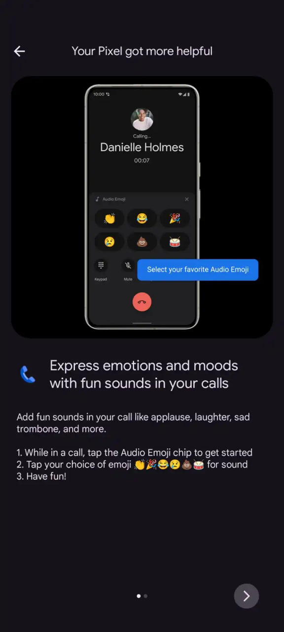 Google Phone Audio Emoji